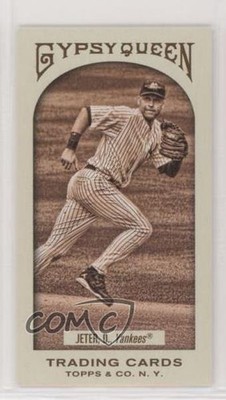 2011 Topps Gypsy Queen Mini Sepia /99 Derek Jeter #90 HOF 0ws