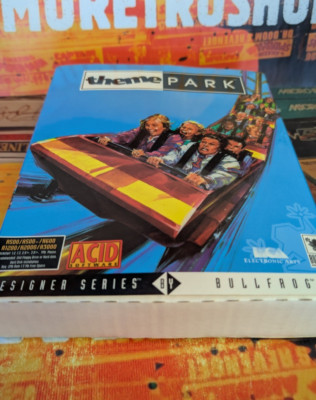 Theme Park (Electronic Arts 1993) Commodore Amiga (2 Disks, Manual, Box) works u