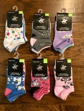 X12 Polo Girls Low Cut Socks Beverly Hills Polo Club Size 1-7 New