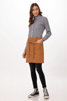 Chef Works Unisex Rockford Half Bistro Apron (AHWKV013)