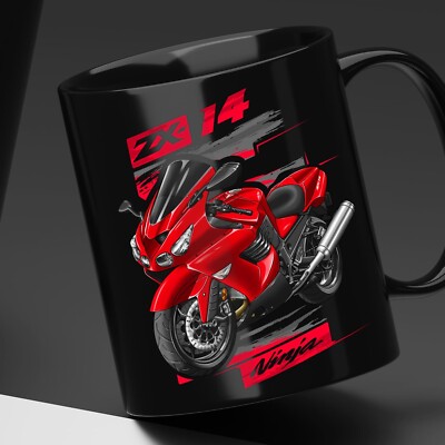 Kawasaki ZX-14 2006-2011 Motorcycle Coffee Mug 11OZ, Bikers Gift