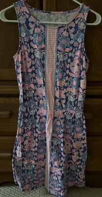 Lilly Pulitzer Werk It Engineered Marlow Dress Iris Blue XS Tropical Beach