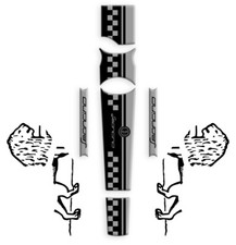 KIT ADESIVI BENELLI 500 LEONCINO CAFÈ RACER STYLE FS-LEO (Grey)