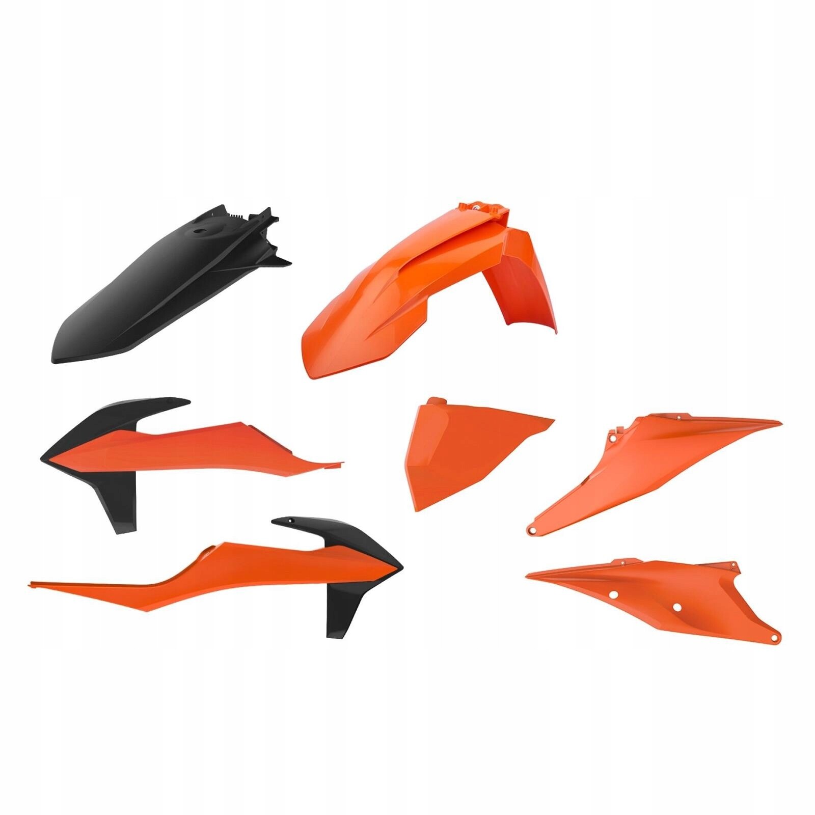 Plastiques KTM EXC fendu ? Remplacez votre carénage rayé orange noir 20-23