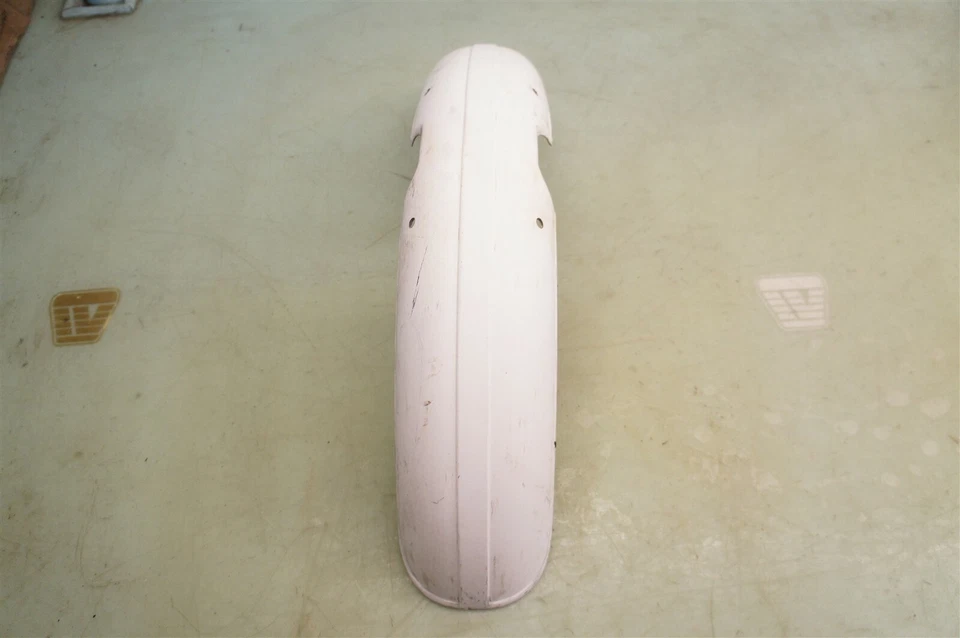 BMW Airhead FRONT Fender R45 R60 R65 R75 R80 R90 R100 WHITE *2258  - Imagem 3 de 4