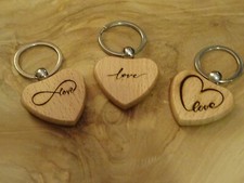 PORTACHIAVI A CUORE CON INCISIONE DOUBLE FACE - PERSONALIZZABILE