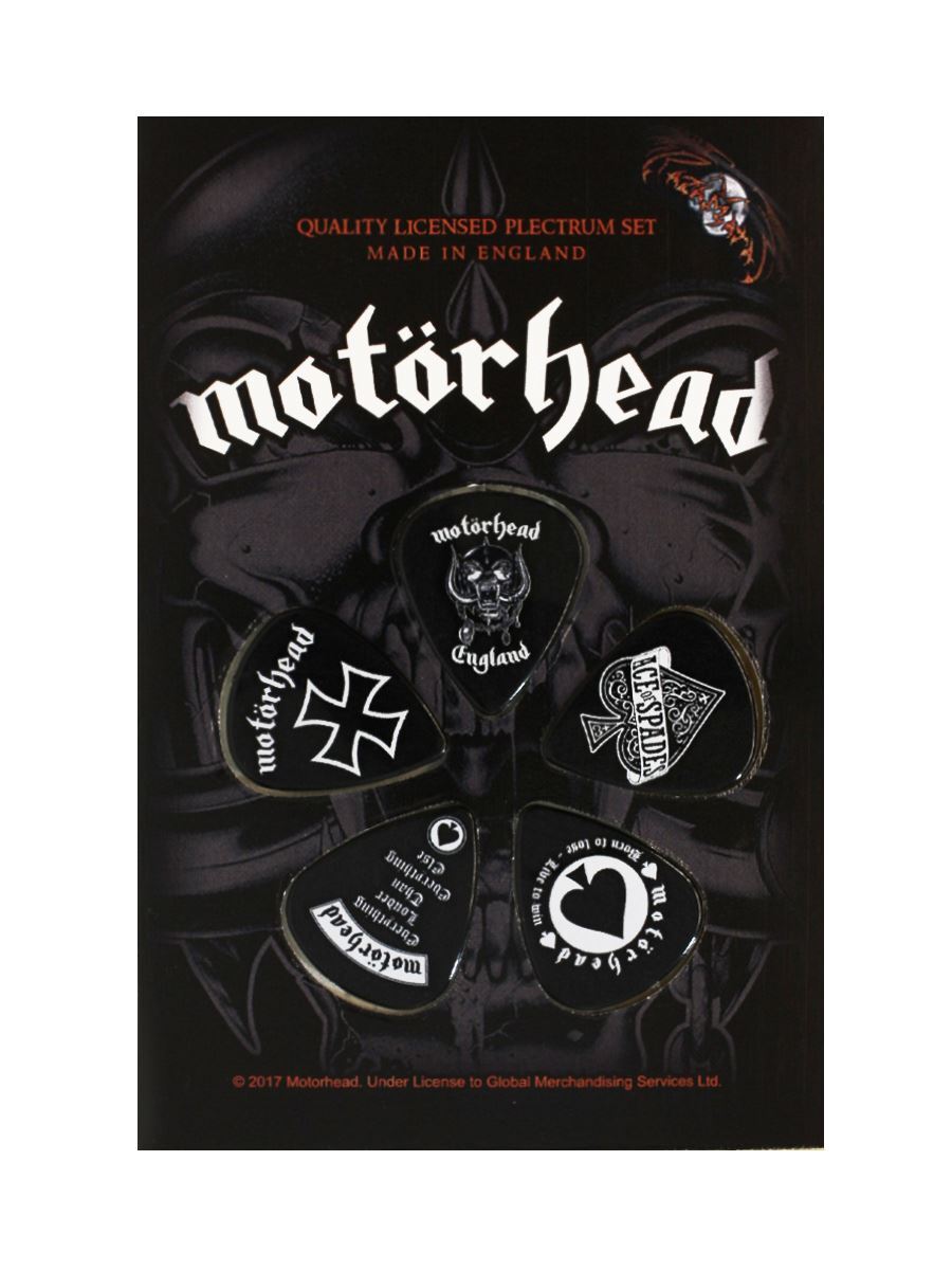 Motorhead Guitar Pick England Plectrums 5-Pack