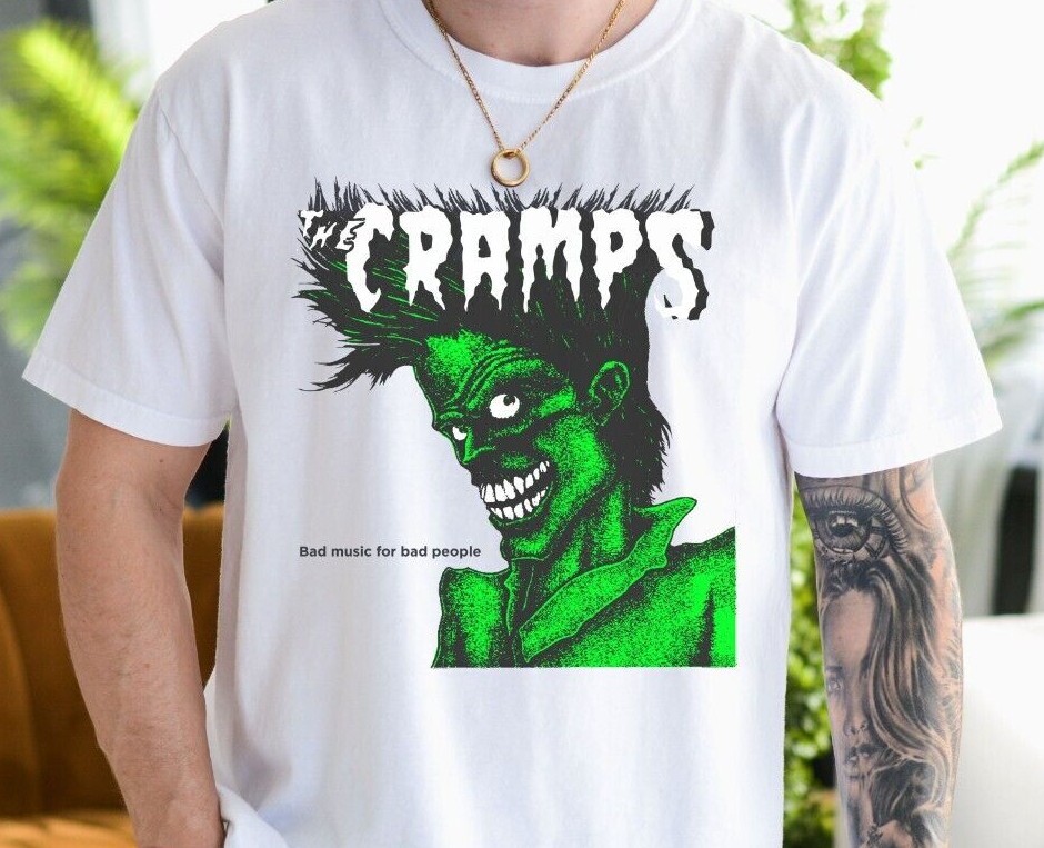 The Cramps Goo Goo Muck T-Shirt 70 80s Punk Rock Band on Comfort