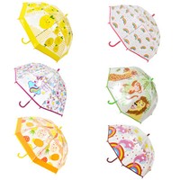 Kids Transparent Rainbow, Animal, Unicorn School Umbrella, Rain - Boys and Girls