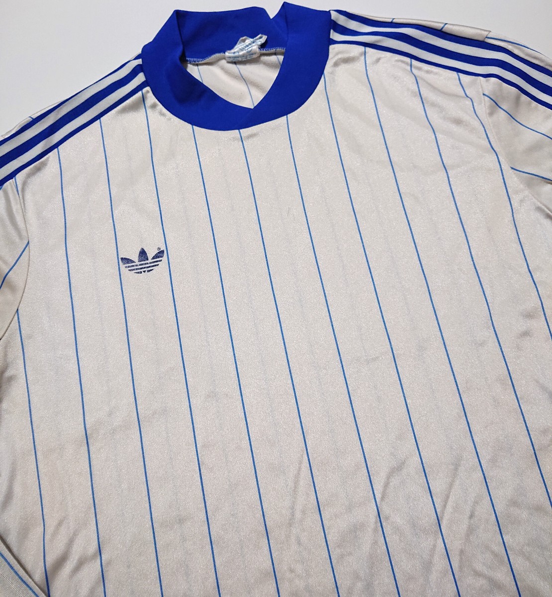 トップス 1970s- ventex adidas game shirt 70s Vintage Adidas Ventex Template White Football Shirt
