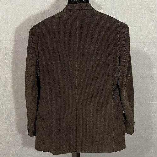Chaps Blazer Men's 44 Brown Corduroy Sport Coat Jacket Cotton 32" Sleeve - Picture 3 of 18