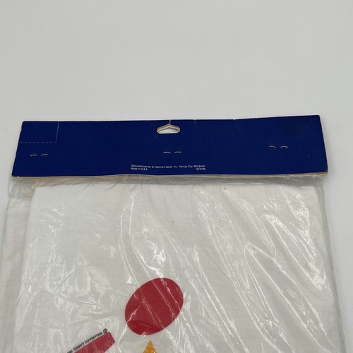 Vintage Screen Stars New NOS Glad Grad White Shirt Mens Large Single-Stitch - Picture 9 of 9