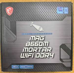 Msi Mag B660m Mortar Wifi DDR4 | eBay Msi Mag B660m Mortar Wifi DDR4 | eBay