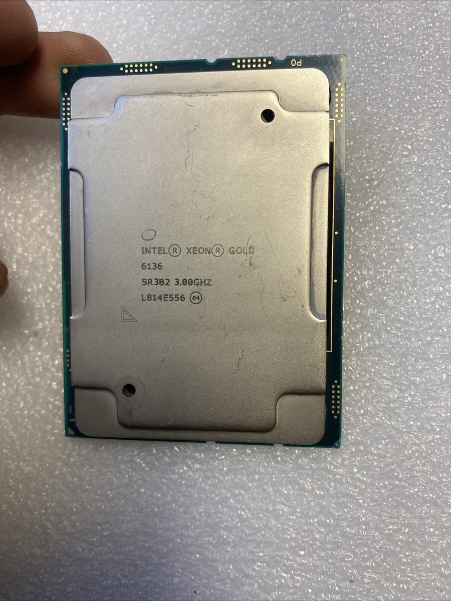 Intel XEON GOLD 6136 12-core 3.00GHZ 24.75MB 150W SR3B2 LGA 3647