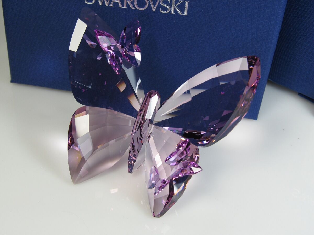Swarovski Butterfly, Light Amethyst, large MIB #1183941 | eBay