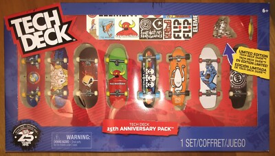 Tech Deck 25th Anniversary 96MM Pack Rare Deluxe Pack Limited