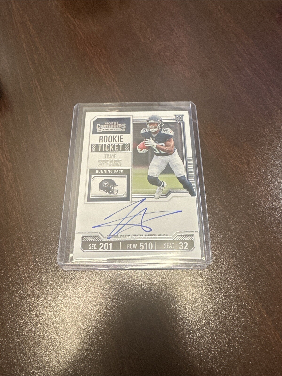 2023 Panini Contenders Football Tyjae Spears Rookie Ticket RC AUTO RPS