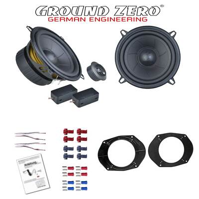 Ground Zero Auto Lautsprecher 13cm Kompo 280 Watt für Ford Fiesta MK6 2001-2008