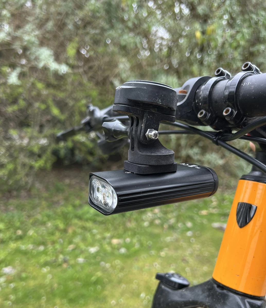 Interchangeable Lezyne Light to Go Pro attachment