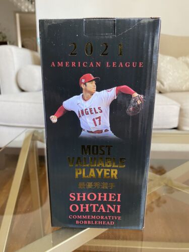 Shohei Ohtani "2021 MVP" Bobblehead Angels - Neu in Box nie geöffnet