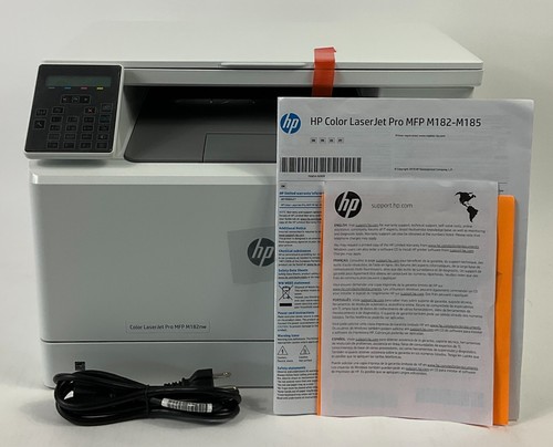 HP Color LaserJet Pro M182nw MFP Printer Wifi LCD Copy Scan 17ppm USB 7KW55AR - Picture 8 of 18
