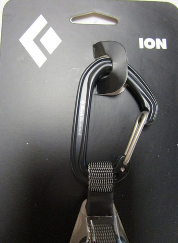 Moschettone nero diamante ioni portachiavi torcia BD6206490002ALL 40 lumen NUOVO - Foto 4 di 8