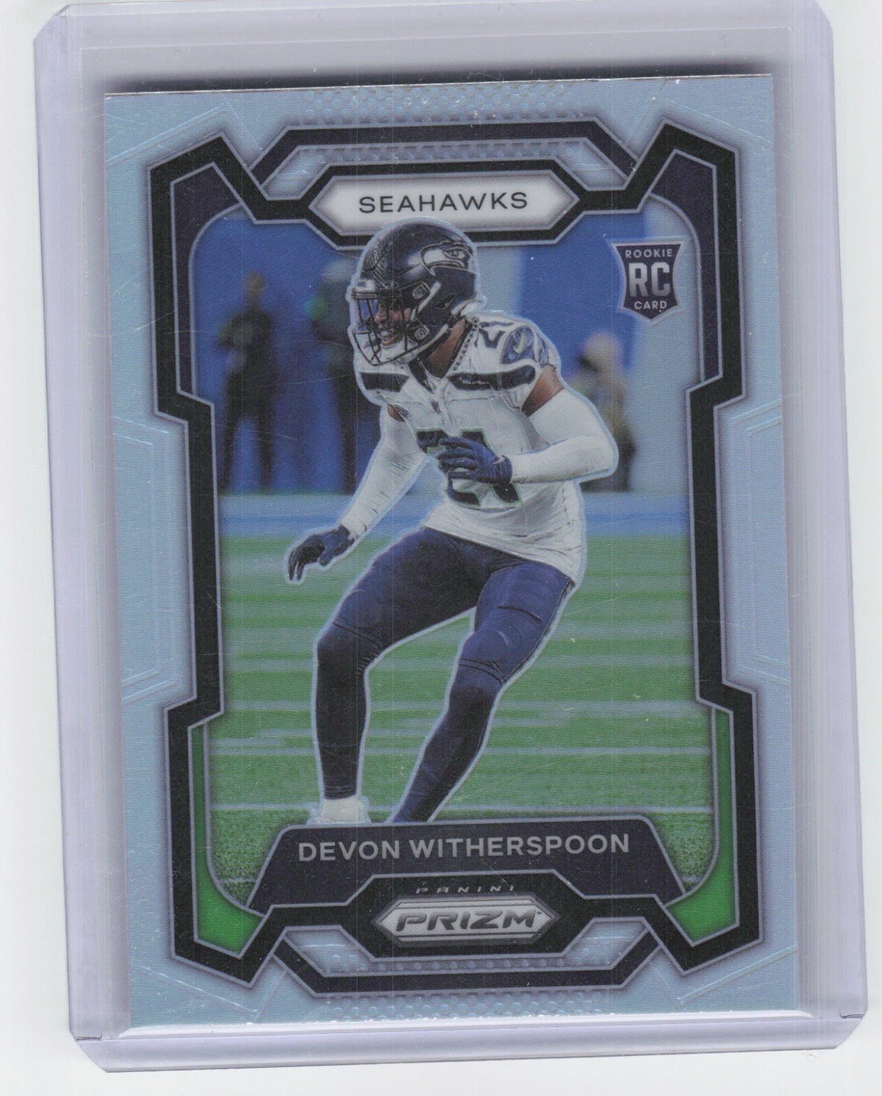 2023 Panini Prizm Devon Witherspoon #389 Rookie Silver Prizm Seahawks