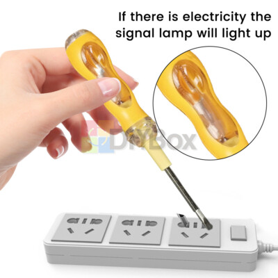 AC100-500V Voltage Detector Electric Tester Pen Double Head Screwdriver Tools