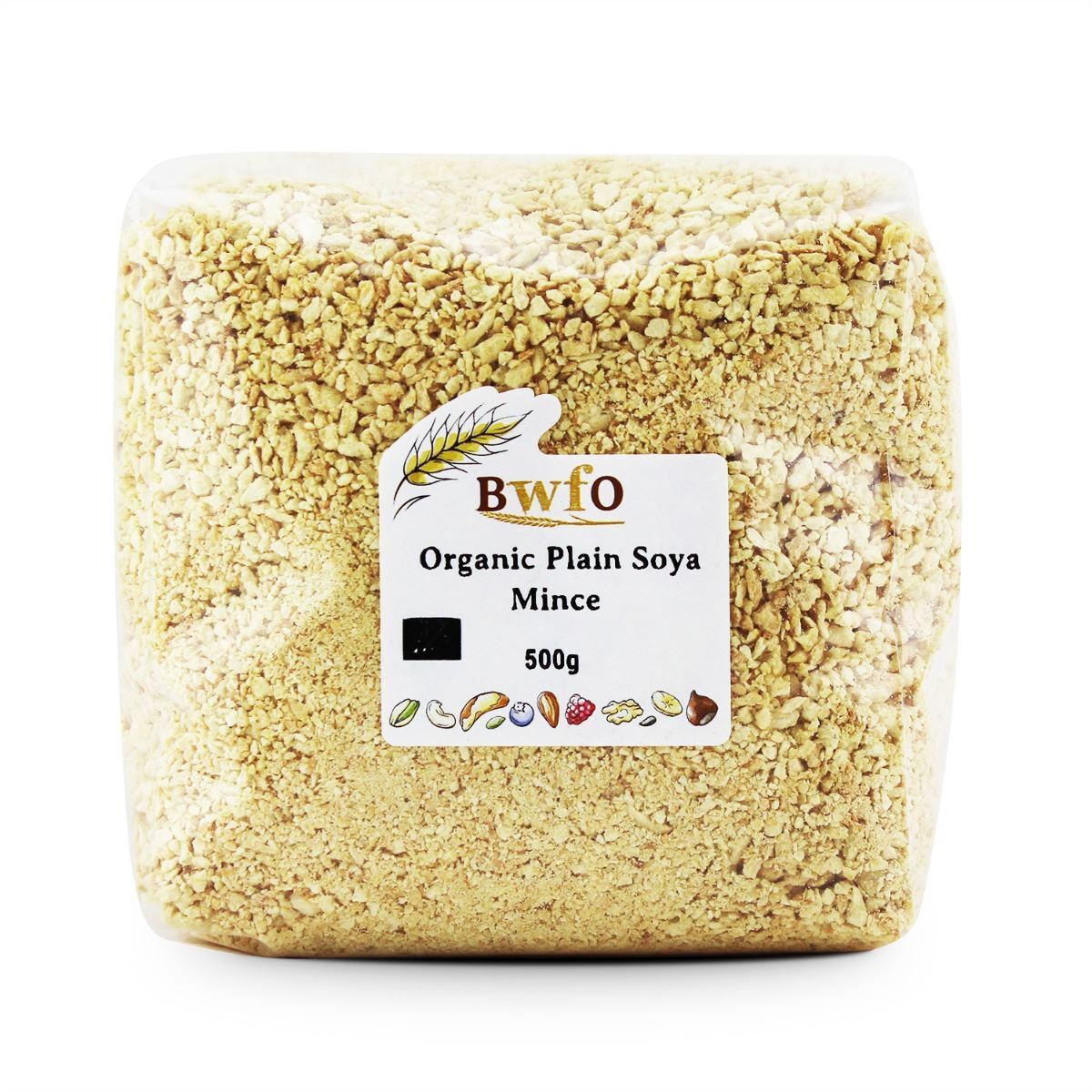 Organic Plain Soya Mince 500g | BWFO | Free UK Mainland P&P