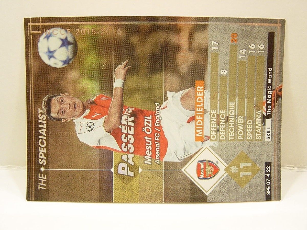 Panini WCCF 2015-16 SPE Mesut Özil 1988 Germany No.11 Arsenal