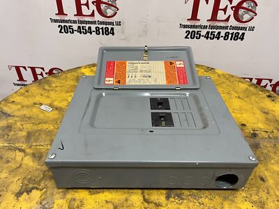 Square D QOC412L125 Ser G1 Breaker Panel 240V 140A Type 1