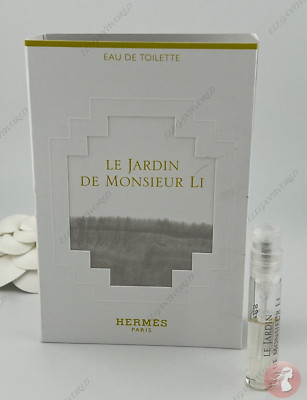 Hermes Le Jardin de Monsieur Li Edt 0.06 oz/2 ml x 1 Cologne Spray Sample