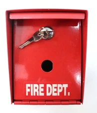 Fire Safe Box for Home with 2 Keys, Stainless Steel, Wall-Mounted