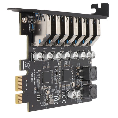 7 Port PCIE Expansion Card PCIE To USB3.2 Expansion Card 5Gbps High - Picture 11 of 12
