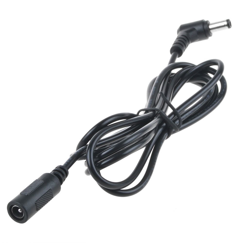 5.5mm x 2.1mm DC Power Jack Male to Female Extension Cable Cord