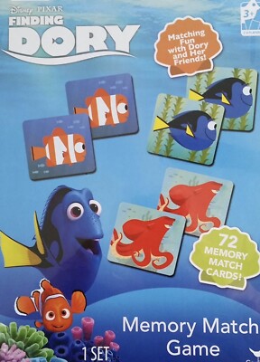 DISNEY PIXAR FINDING DORY MEMORY MATCH GAME NEW | eBay