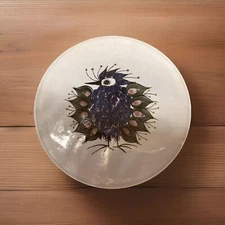 Beth Breyen Crazy Bird Fajance Trivet Butter Board (Royal Copenhagen)