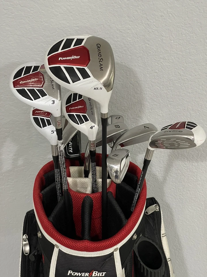 Juego completo de golf PowerBilt Grand Slam para hombre y bolsa Top Flite Tour Putter Foto 4 de 4