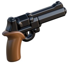 Brickarms 2008M Revolver Reloaded For Minifigures -Pick Color - NEW
