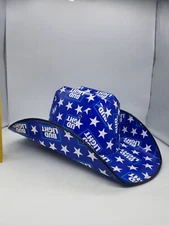 Bud Light Cowboy Hat Beer Box Cardboard - New With Tags. One Size Adult