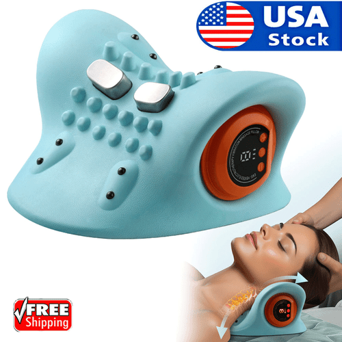 Massager 2025 New Neck Relaxer Portable Shiatsu Massage Pillow Cervical - Picture 1 of 15