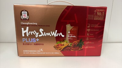 CheongKwanJang Plus Korean Red Ginseng Premium Drink (Pack of 30 Pouches)