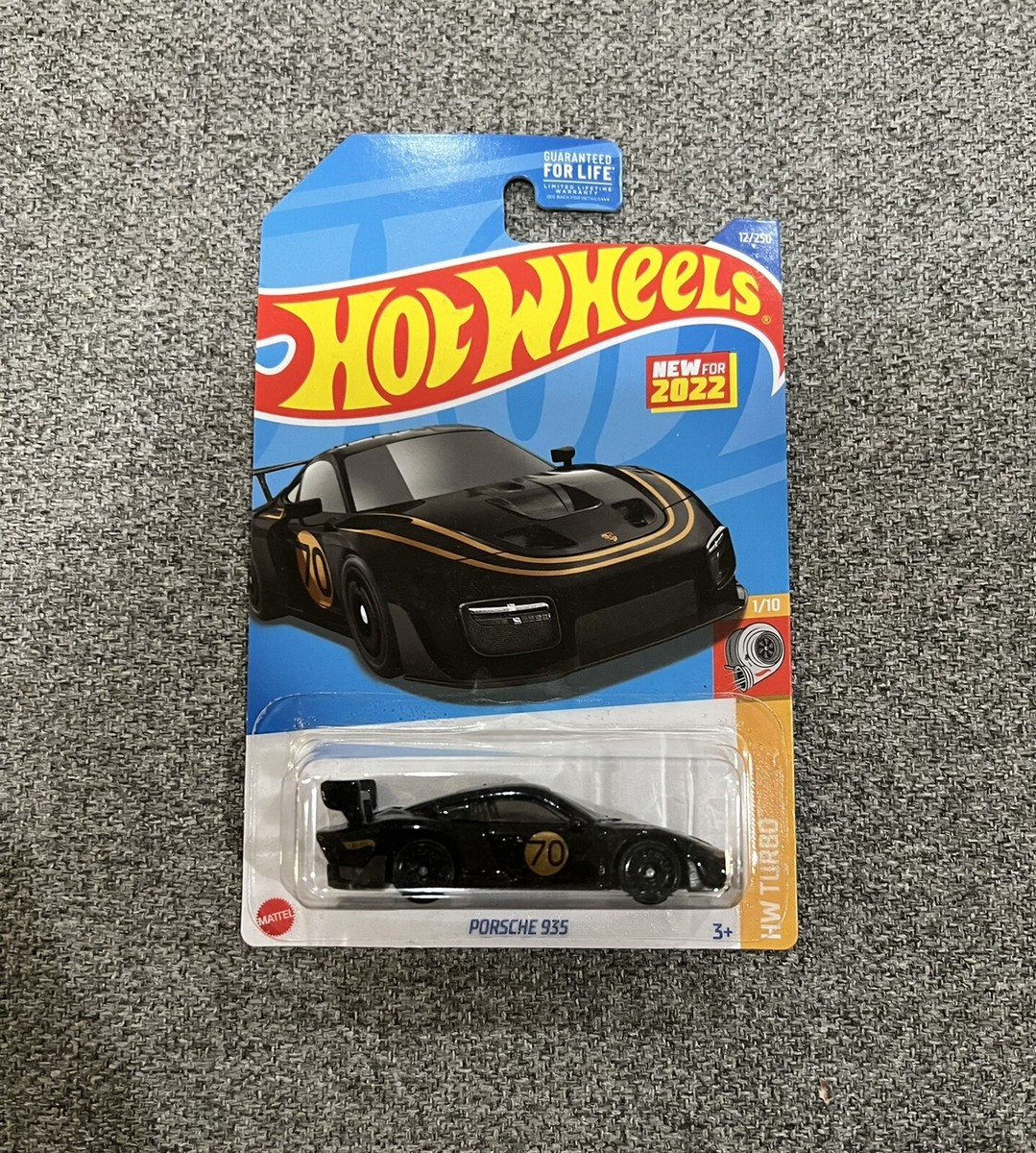 2022 Hot Wheels #12 Black Porsche 935 HW Turbo - Box Ships