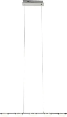 LED Design Hängelampe Esstischlampe Pendel Leuchte Balken DONUT weiß 5x 4,2W - Bild 1 von 3