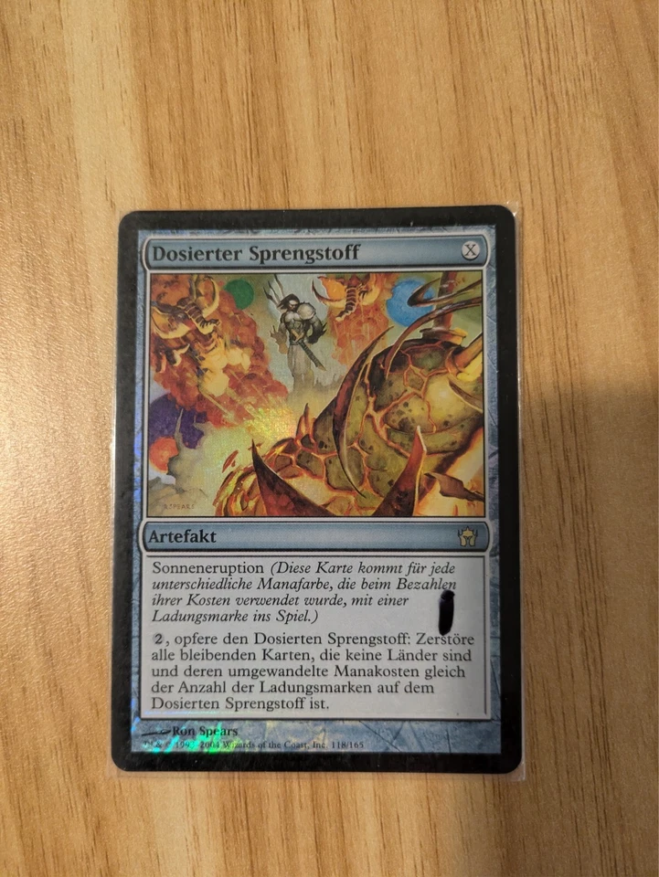 MtG *FOIL* Engineered Explosives from Fifth Dawn, German, MP - Image 3 of 3