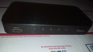 Excellent Rocketfish 4 Port 4k Hdmi Switch Box Black Ebay