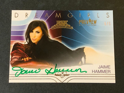 2022 Benchwarmer JAIME HAMMER Best of DREAMGIRLS Buyback Green Auto/5 PLAYBOY  