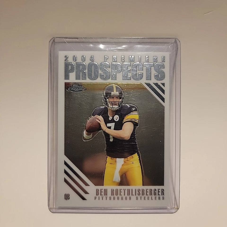 2004 Topps Chrome - Premiere Prospects #PP1 Ben Roethlisberger (RC) - Image 3 of 4