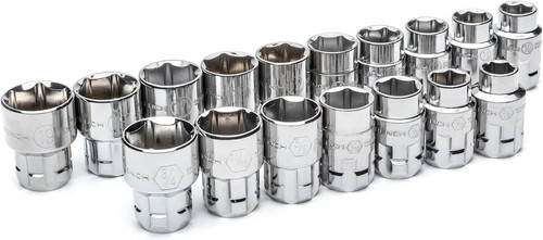 Professional 21-Piece Mechanical Tool Set with Comfort Grip + Pass-Thru Design - Picture 7 of 12