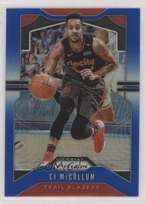 2019-20 Panini Prizm Blue Prizm 158/199 CJ McCollum #113 py5
